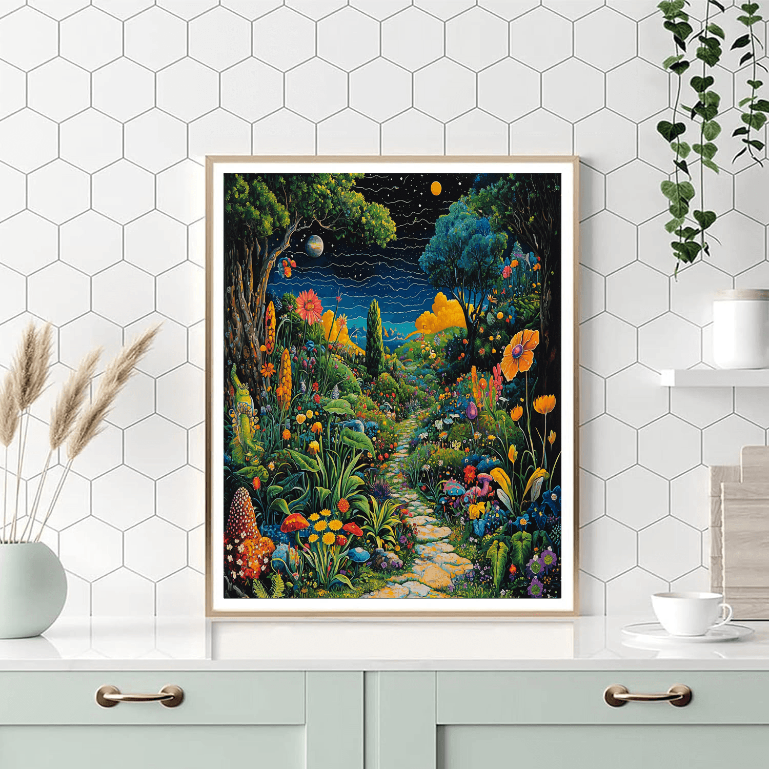 Salvador Dalí Inspired Surreal Gardens  Paint By Numbers