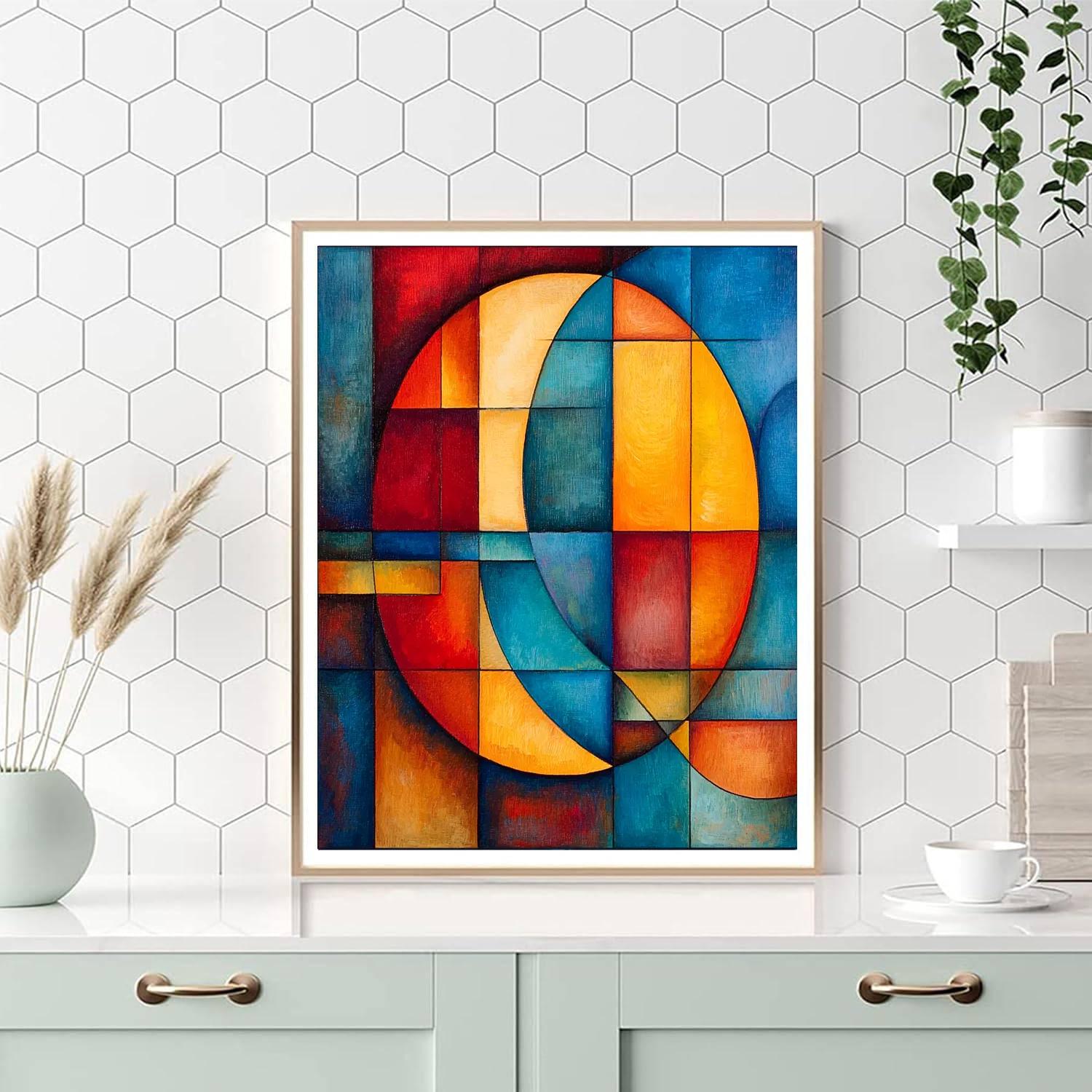 Wassily Kandinsky Inspired Abstract Patterns  Numbered Painting Kits