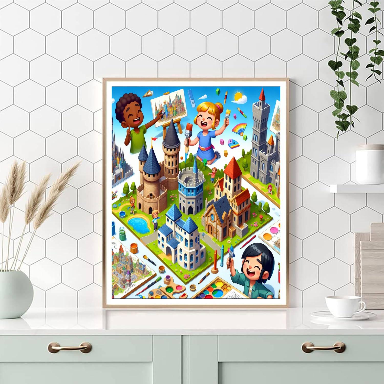 Adventurous Architects Number Painting