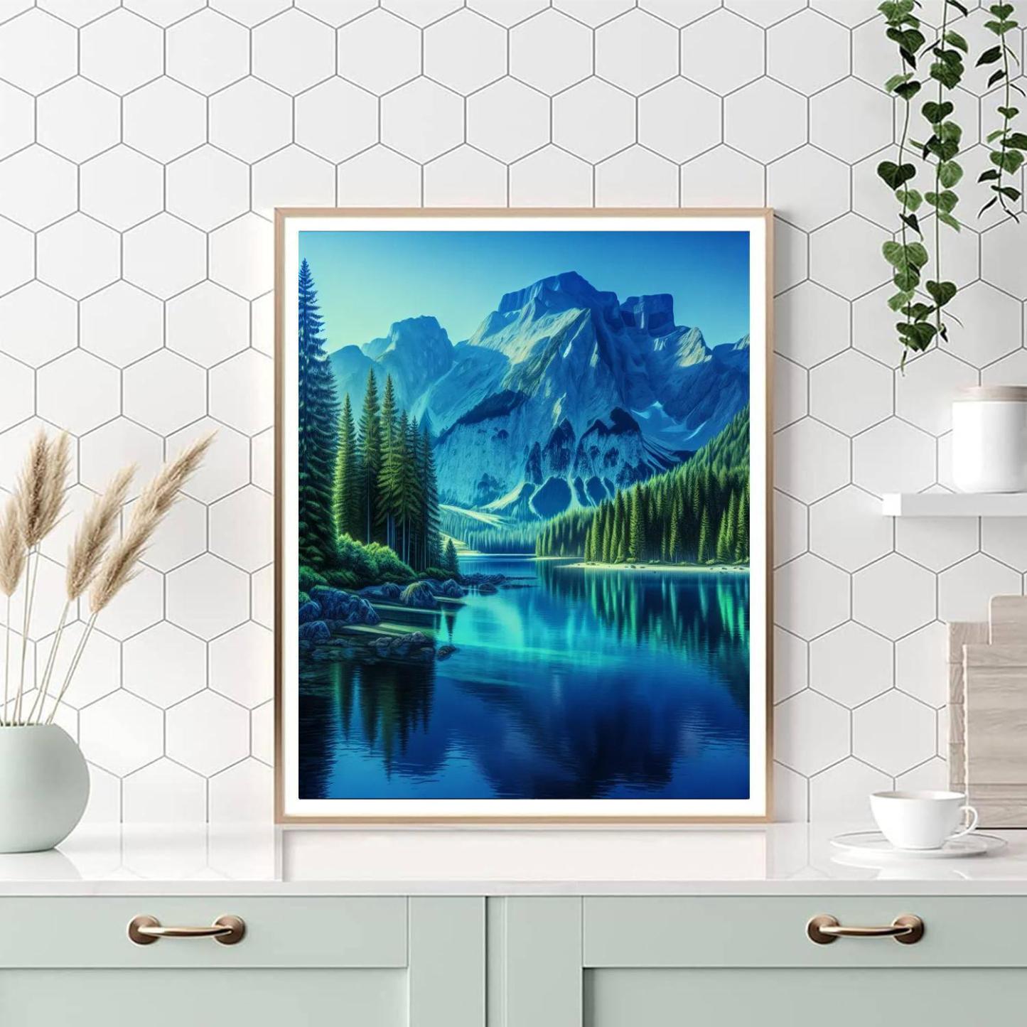 Sapphire Lake Serenity Numbered Painting Kits