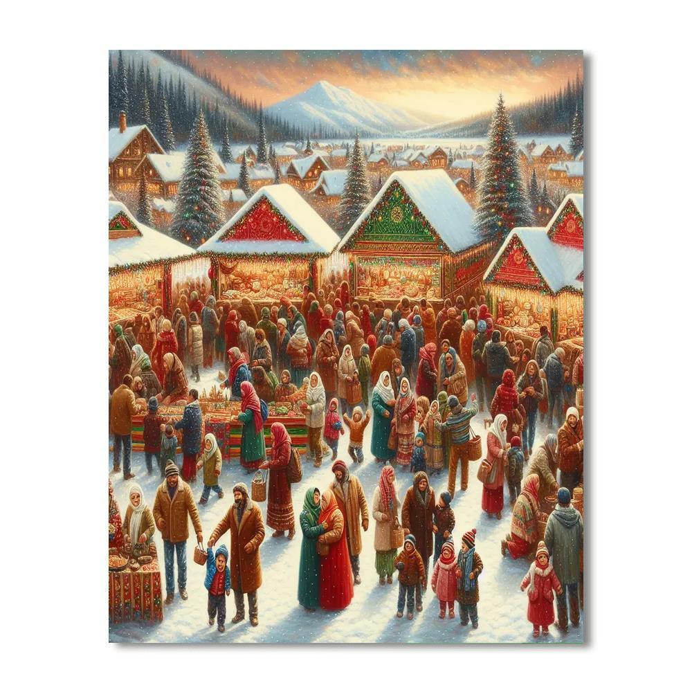 Winter Festival Joy Paint By Number