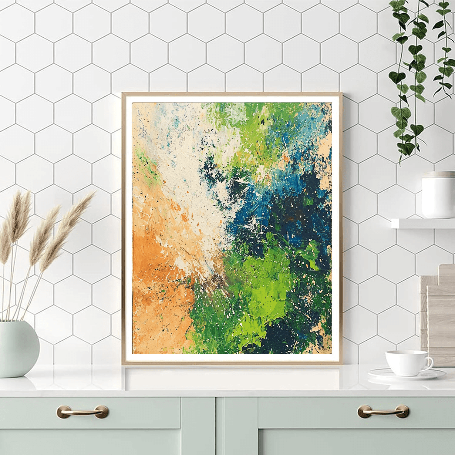 Jackson Pollock Inspired Pollock's Nature's Chaos  Paint By Numbers Kits