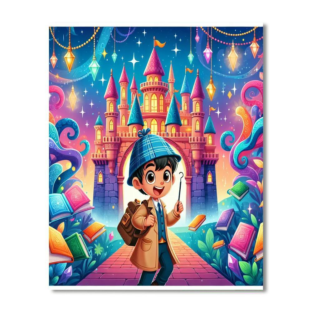 Mystery At The Magic Castle Paint By Numbers Kits