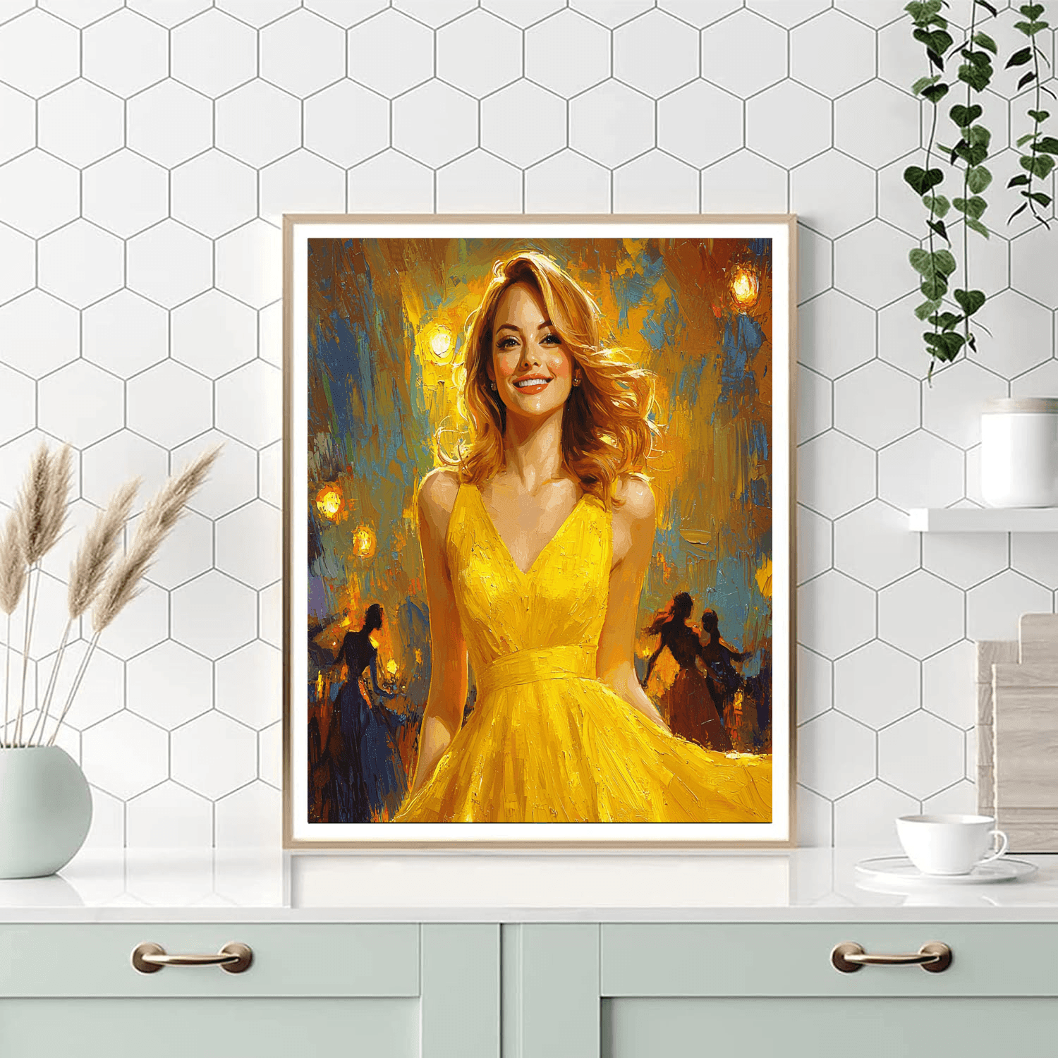 Emma Stone: The Dazzling Dance Of La La Land Paint By Numbers Art