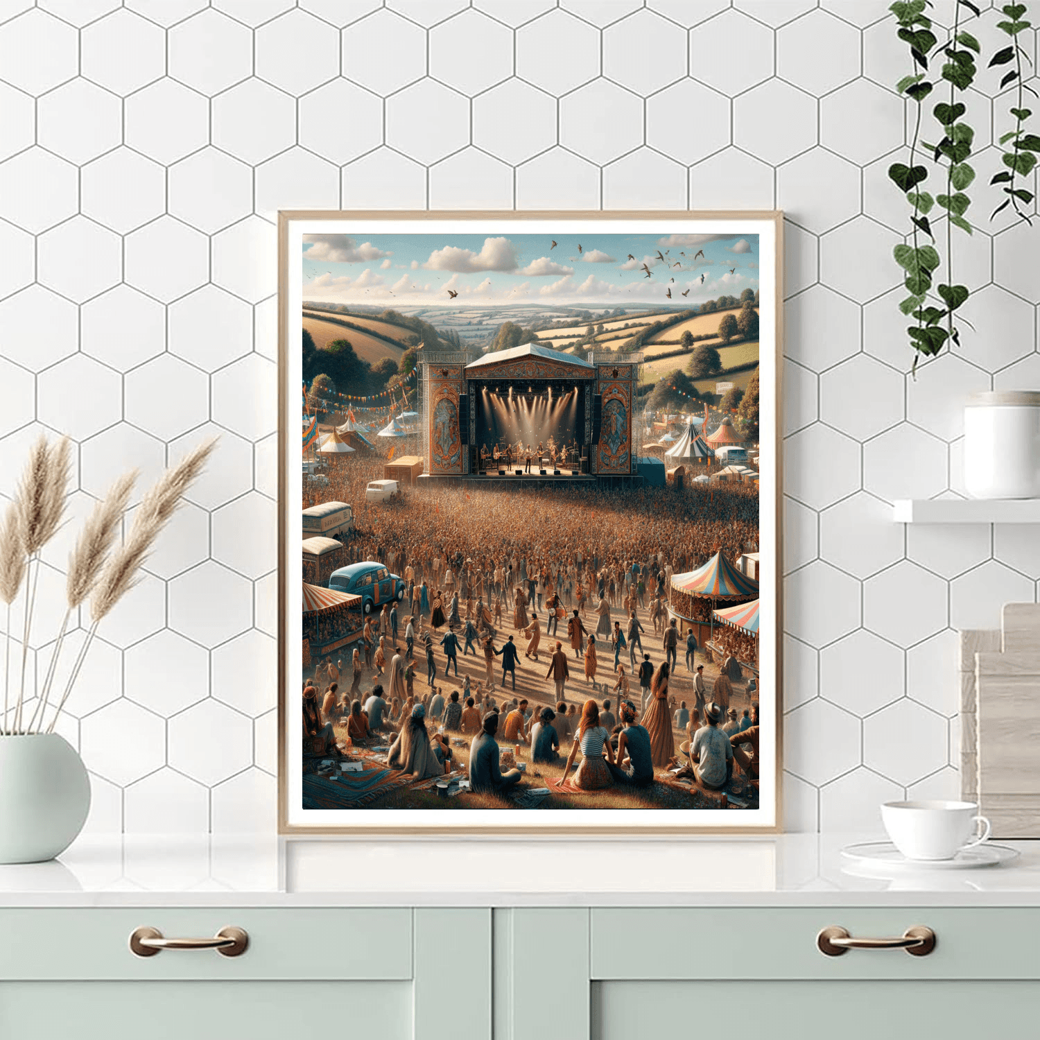 Glastonbury Festival - Somerset Paint By Color