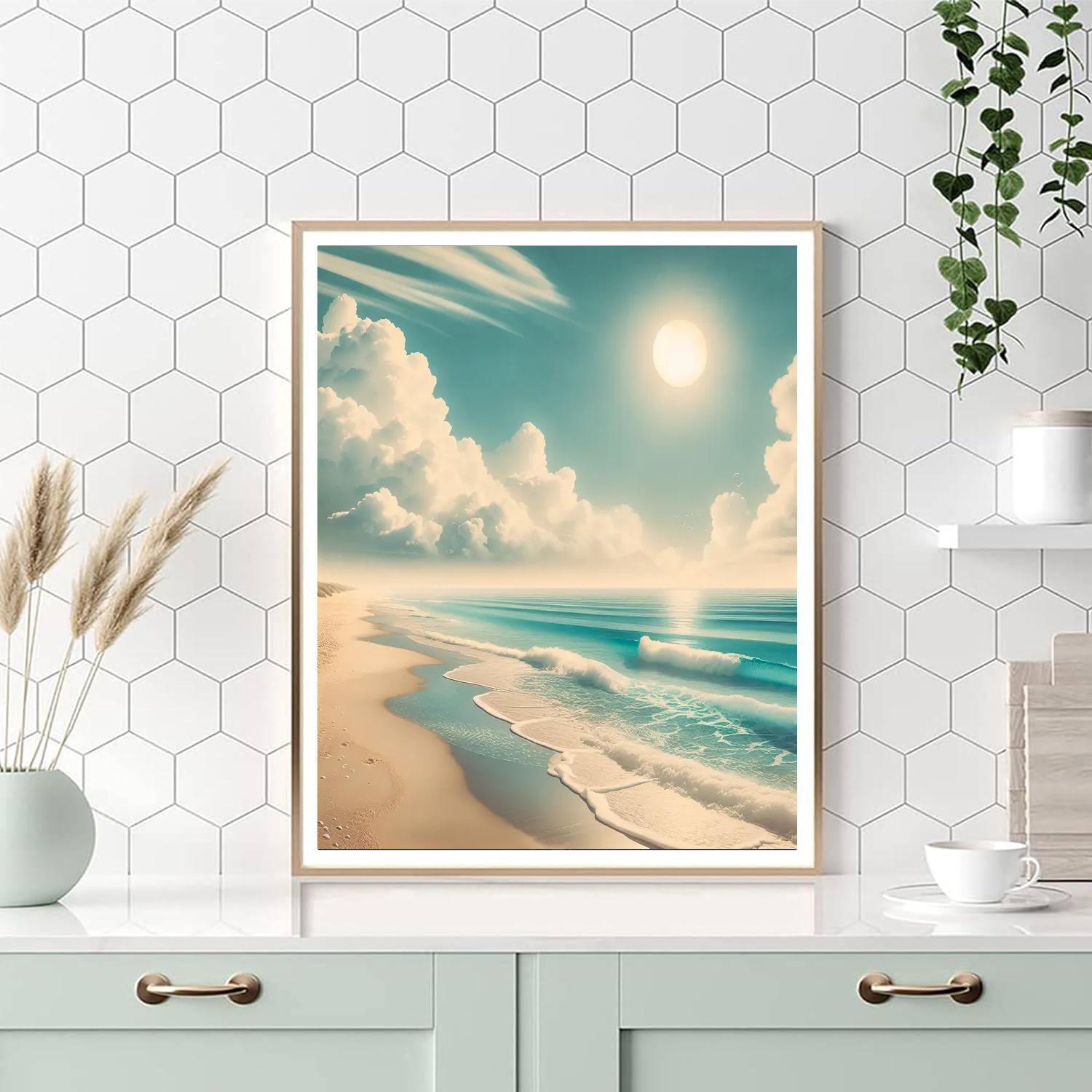 Glistening Seaside Dreams DIY Paint By Numbers