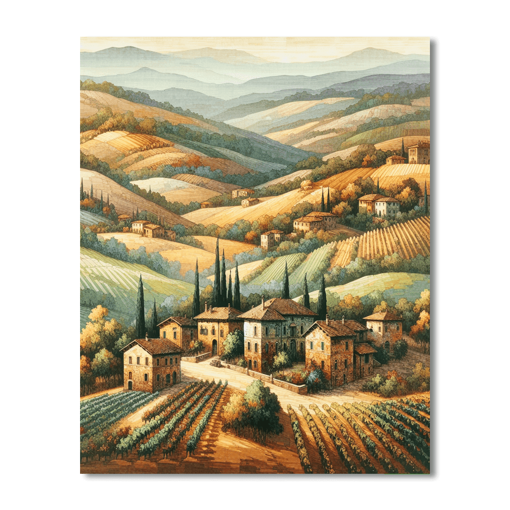 Italian Dreamscape Painting Number Kit