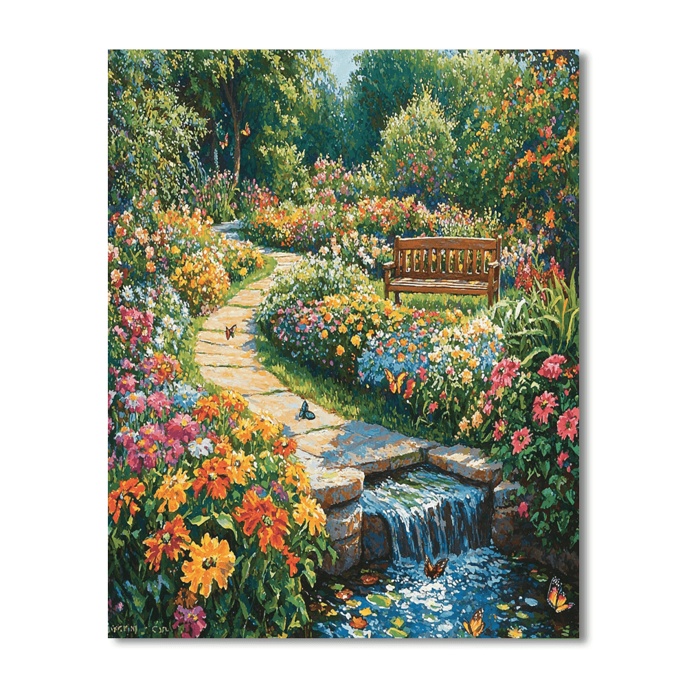 The Secret Garden At Tooting Number Painting