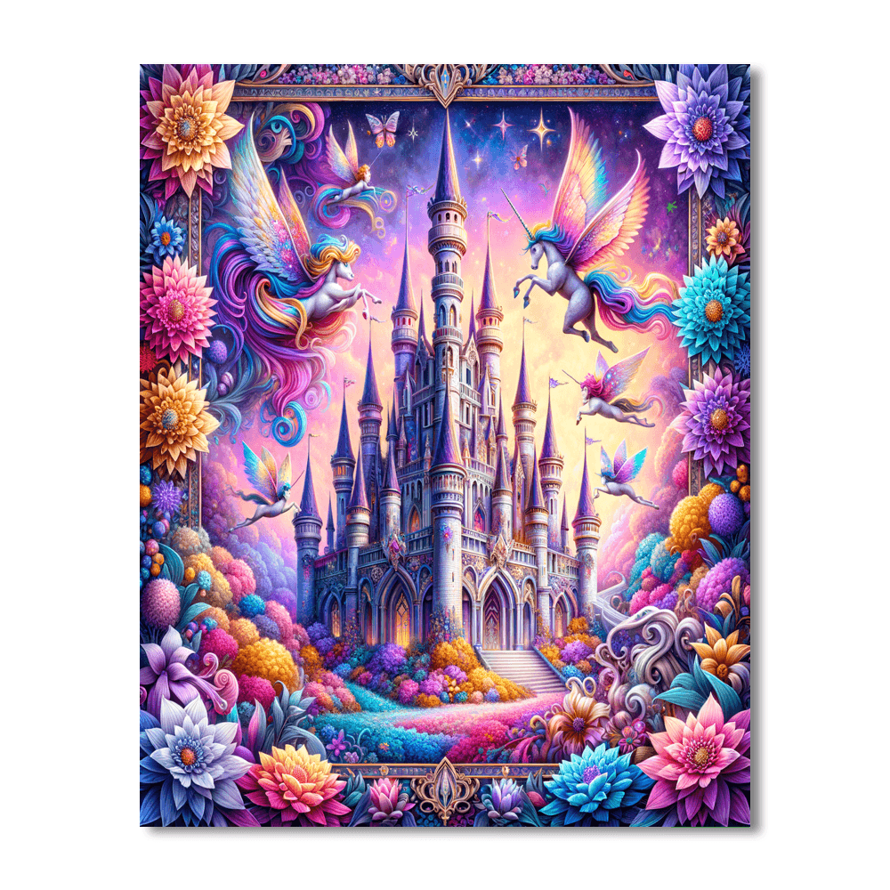 Mystical Enchanted Castle DIY Paint By Numbers