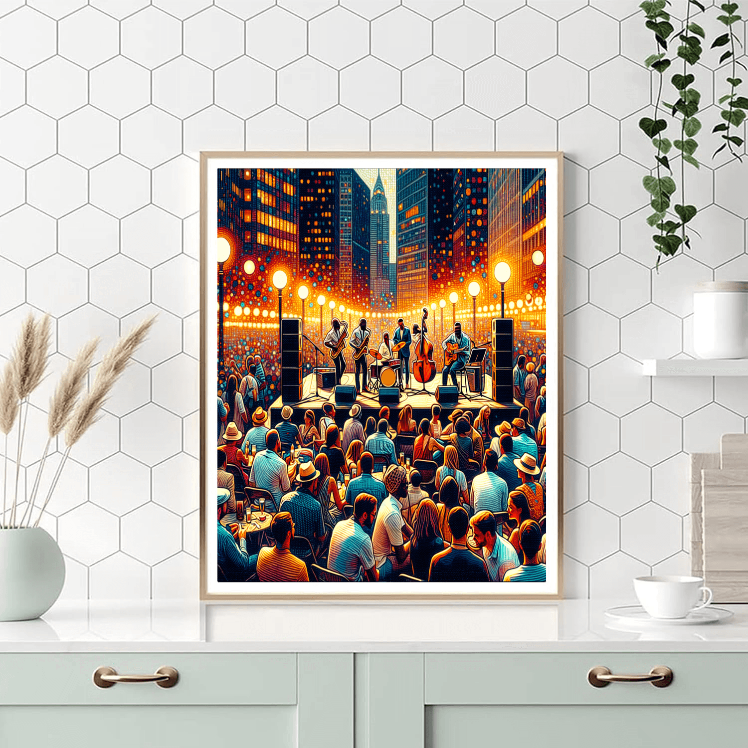 Montréal International Jazz Festival - Montreal, Canada Number Painting