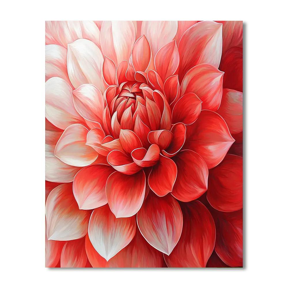Georgia O'Keeffe Inspired Harmonious Floral Symphony  Paint By Numbers Kits