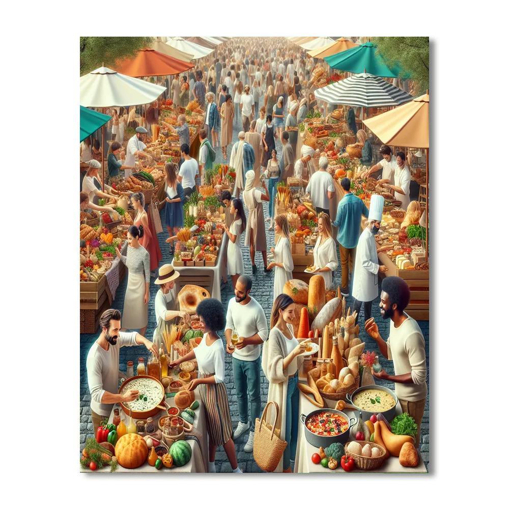 Bologna Food Festival - Italy Paint By Numbers