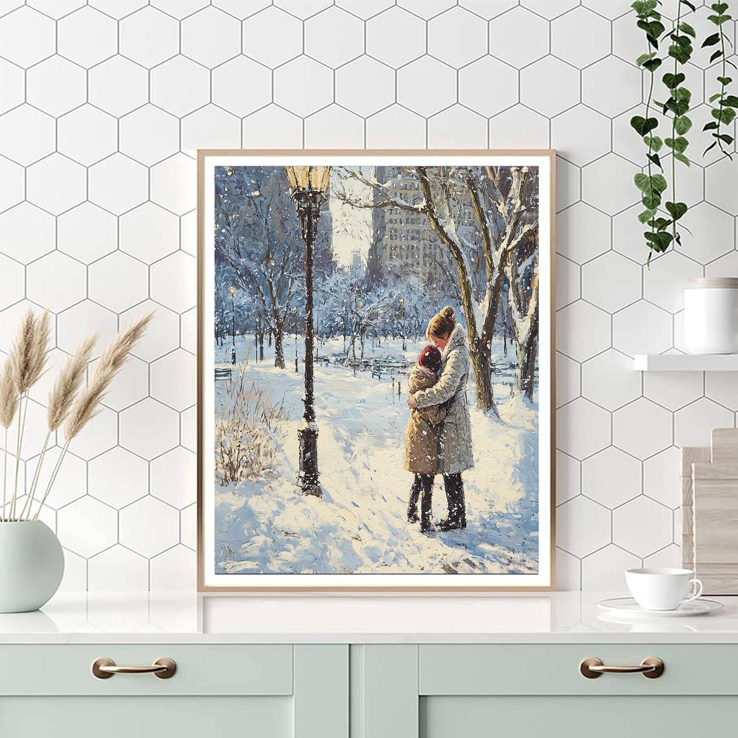 Winter’s Whisper Number Painting