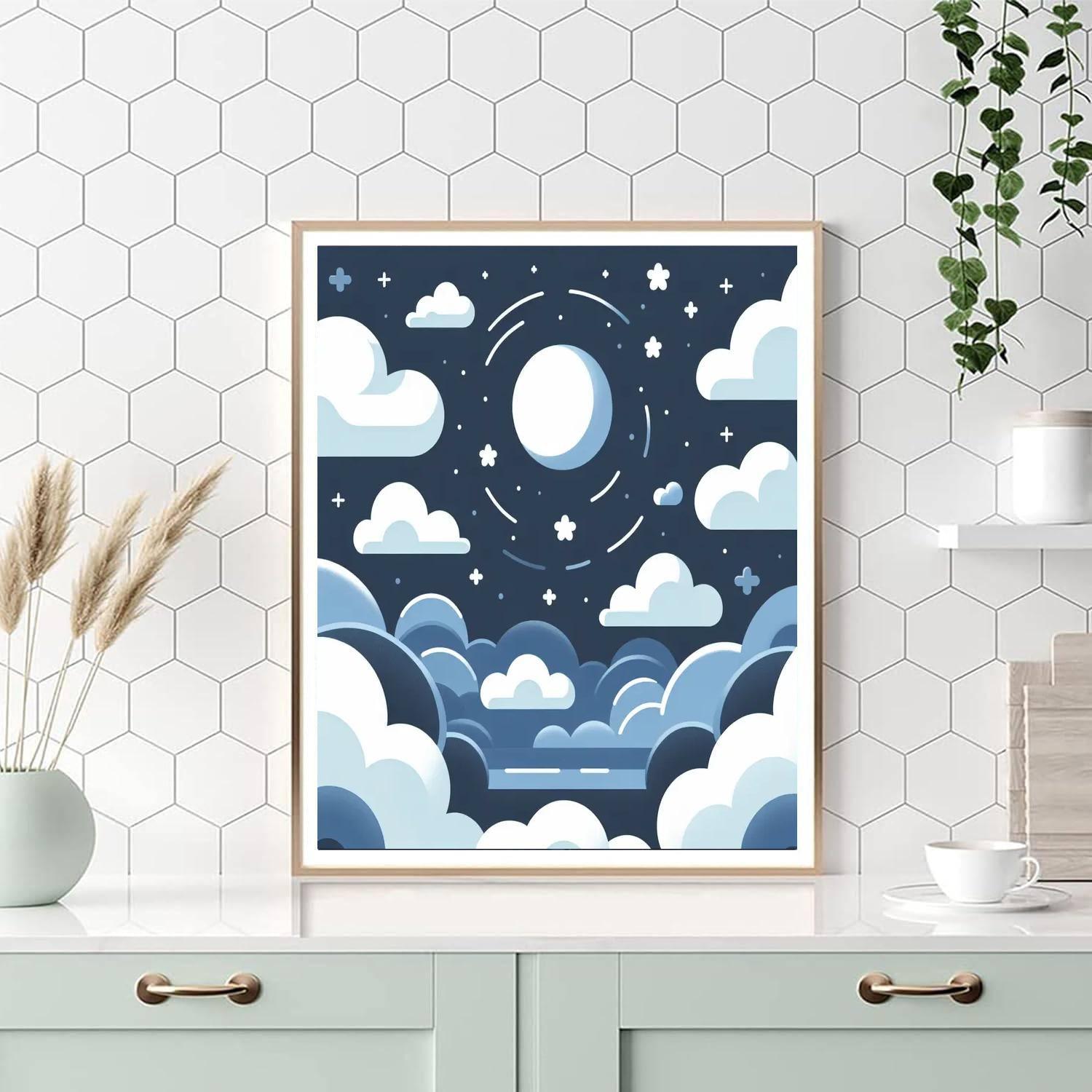 Sweet Dreaming Clouds Paint By Color