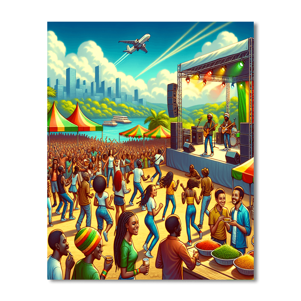 Kingston Music Festival Paint By Numbers Kits