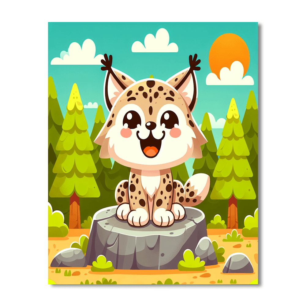Lively Lynx Paint By Color