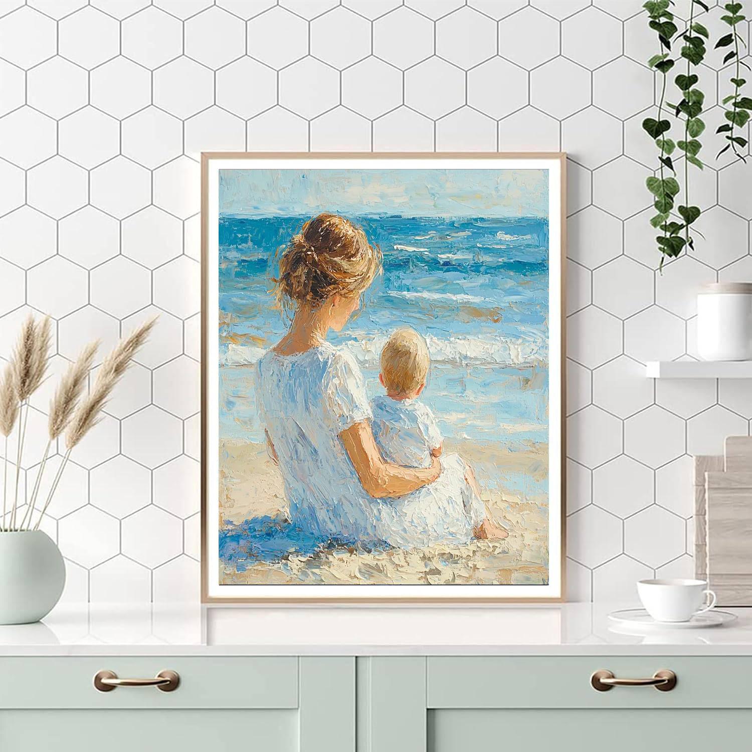 Summer Seaside Serenade Number Painting
