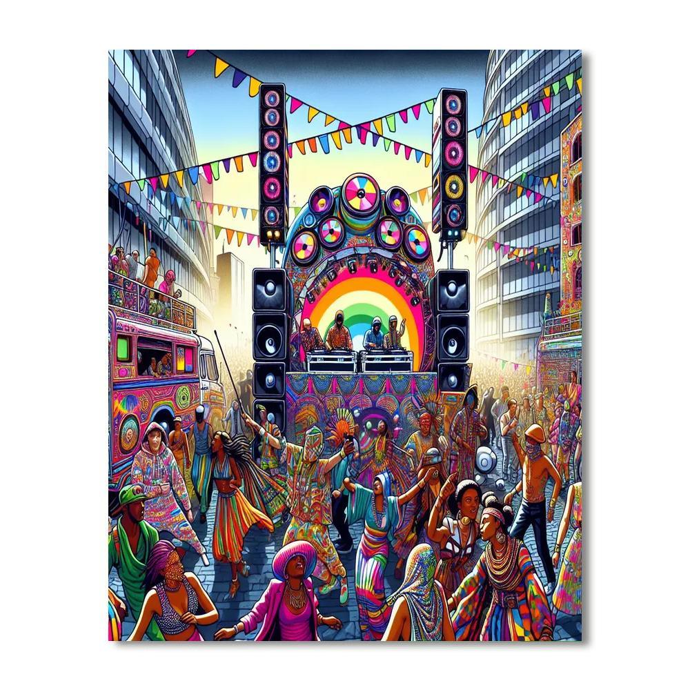 Love Parade - Germany Paint By Color