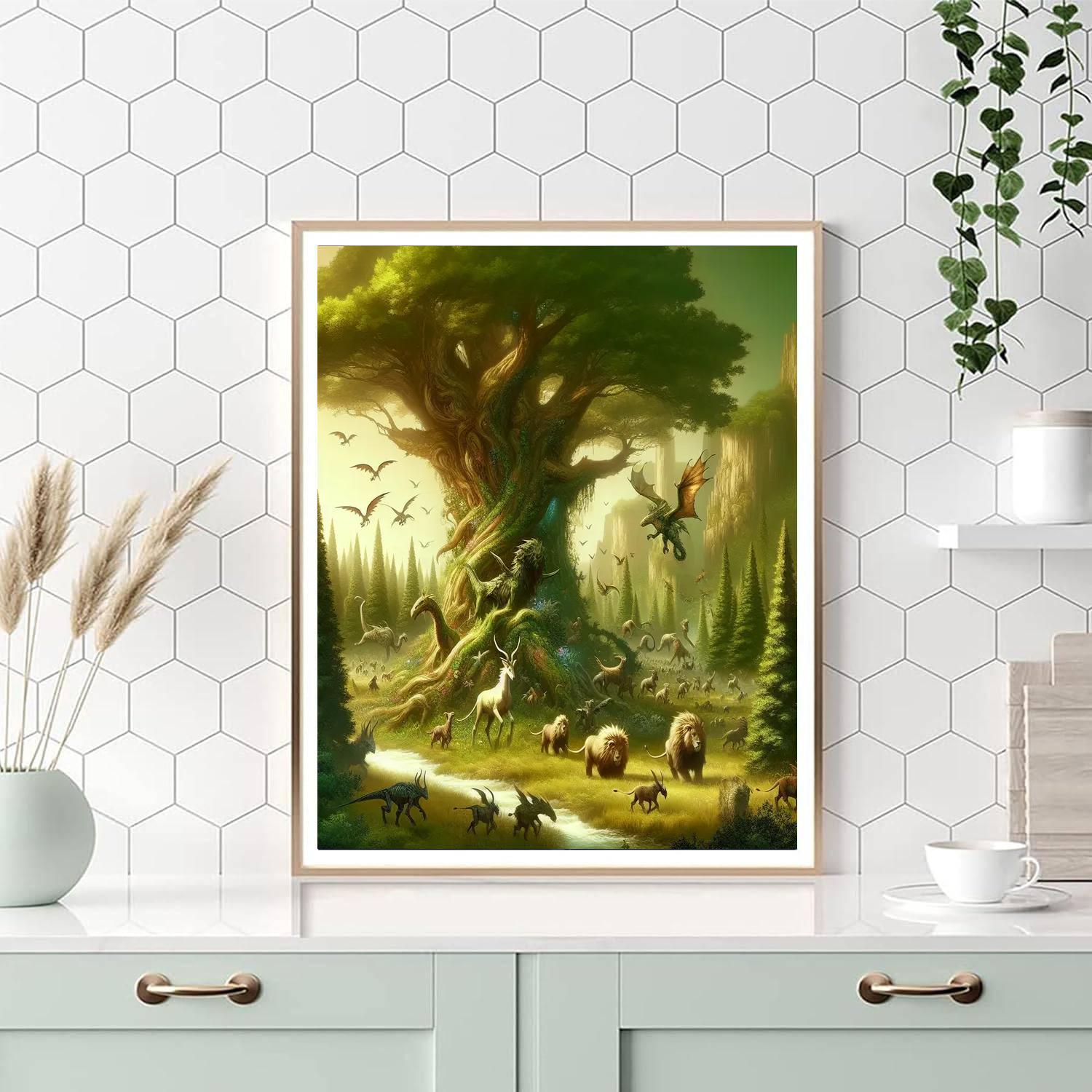 Celtic Woodland Spirits Paint By Color