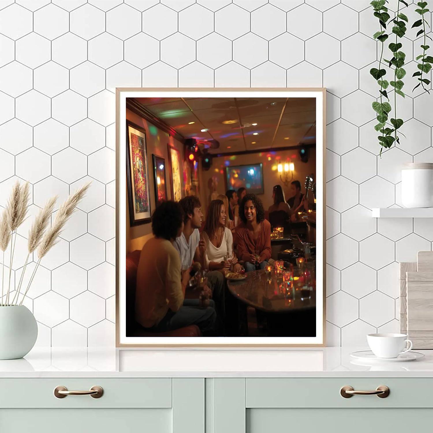 Karaoke Bars In Tokyo DIY Paint By Numbers