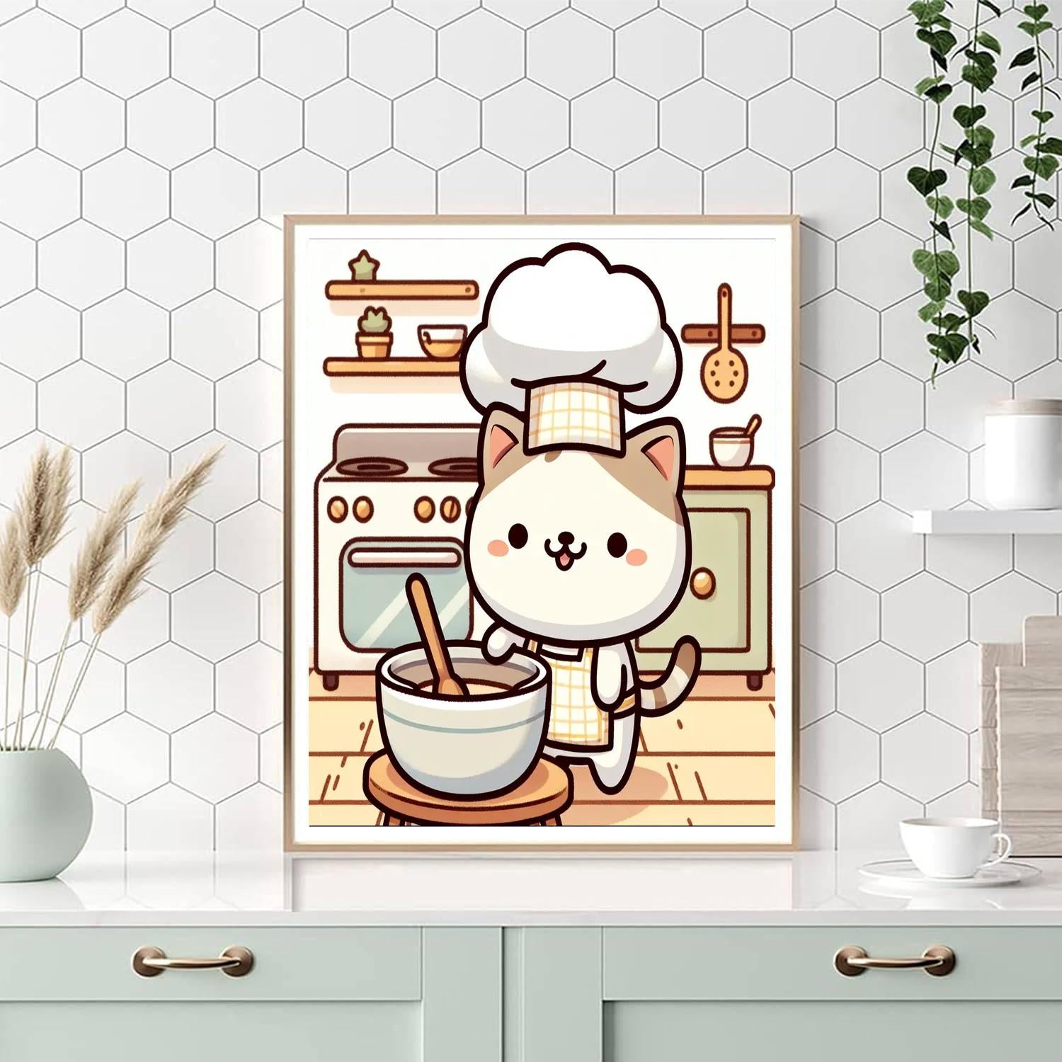 Chef Kitty's Culinary Adventure Paint By Color