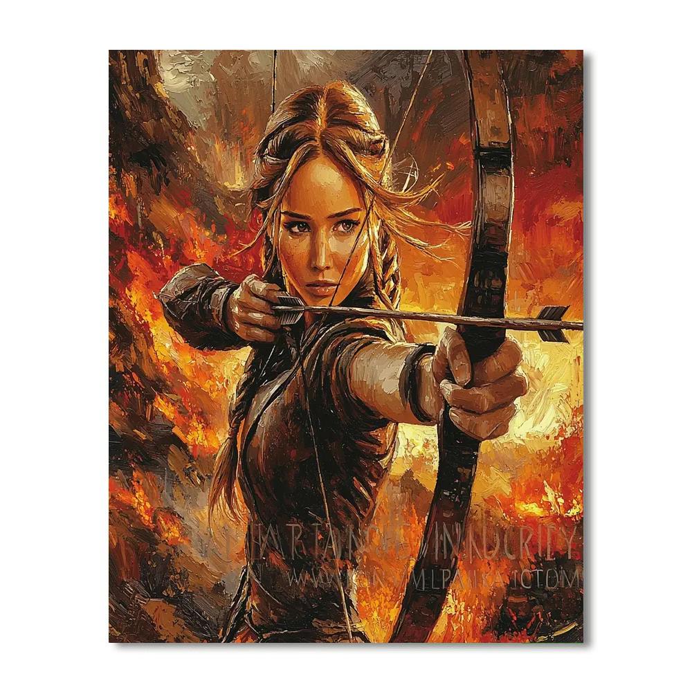 Jennifer Lawrence: The Silver Lining Starlet Numbered Painting Kits