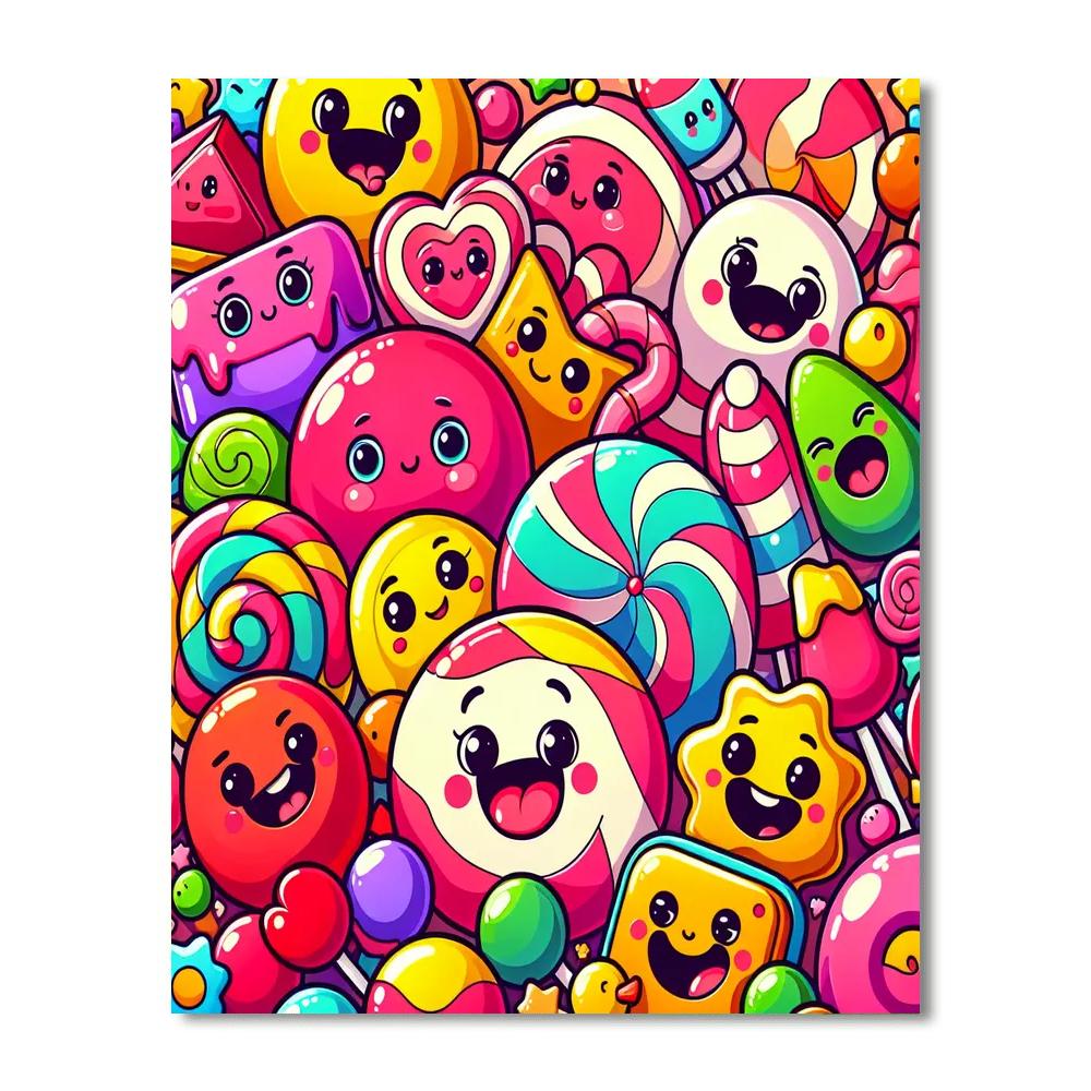 Candy Wonderland Paint By Numbers Kits