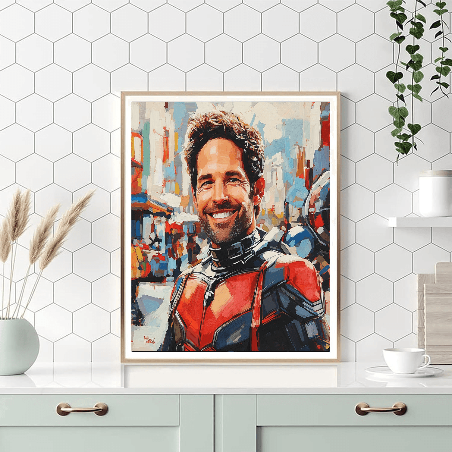 Paul Rudd: The Lighthearted Spirit Of Ant-man Paint By Numbers Art