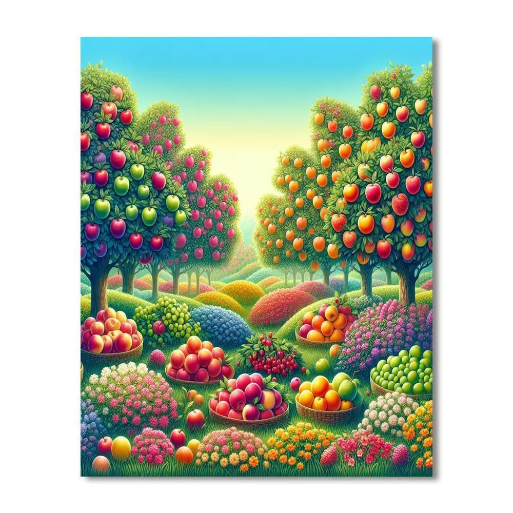 Charming Orchard Paint By Number