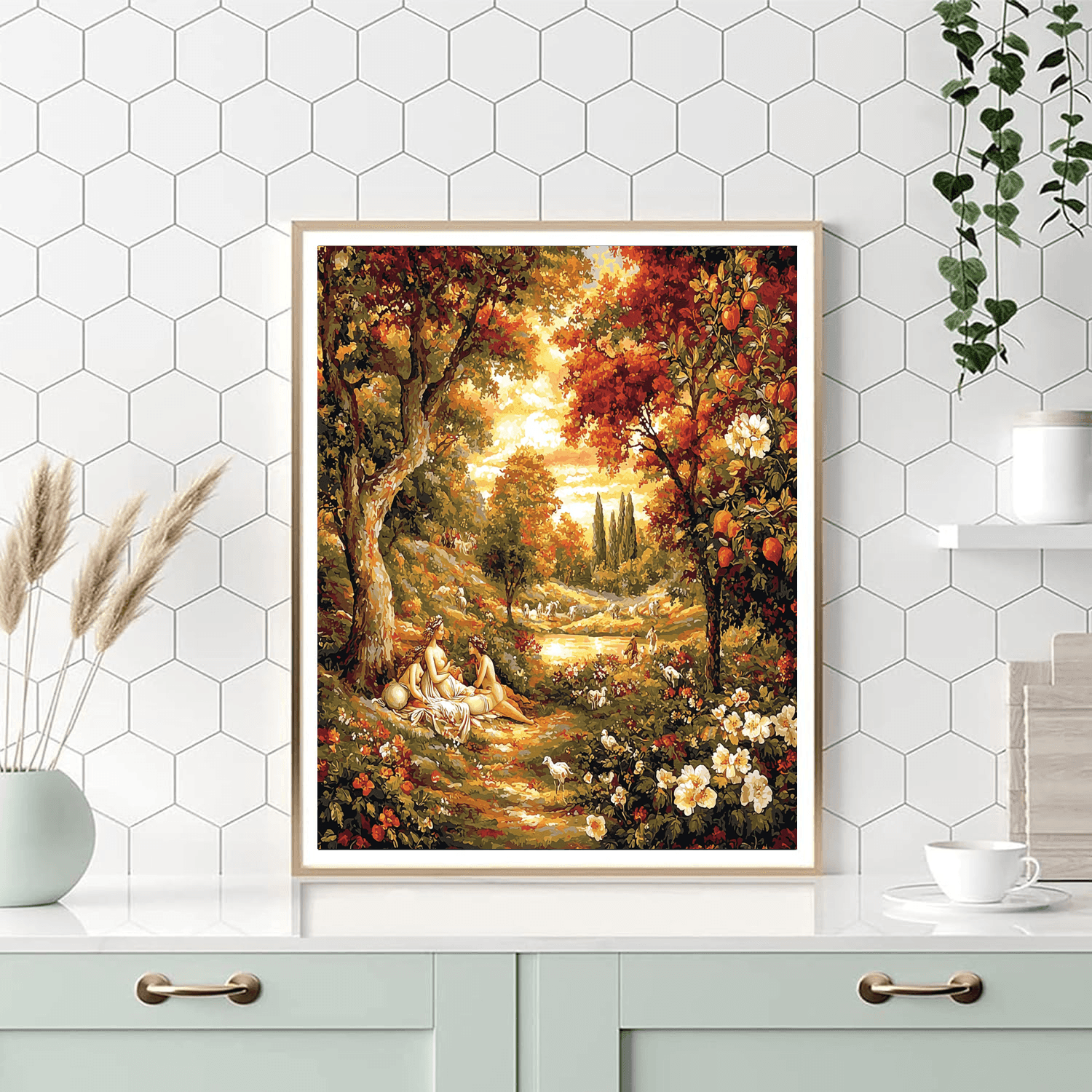 Sandro Botticelli Inspired Gothic Renaissance Romance  Paint By Numbers Kits