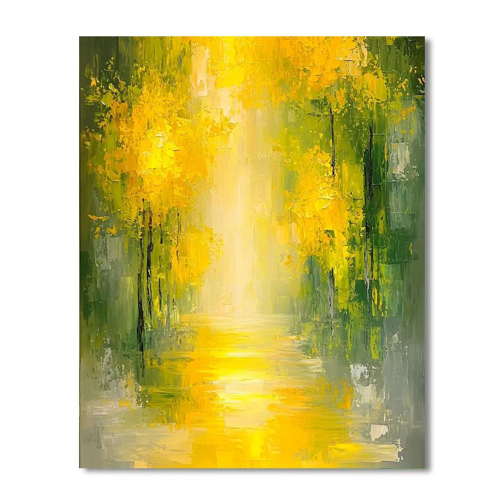 Paul Cézanne Inspired Illuminated Pathways  Painting By Numbers Kit