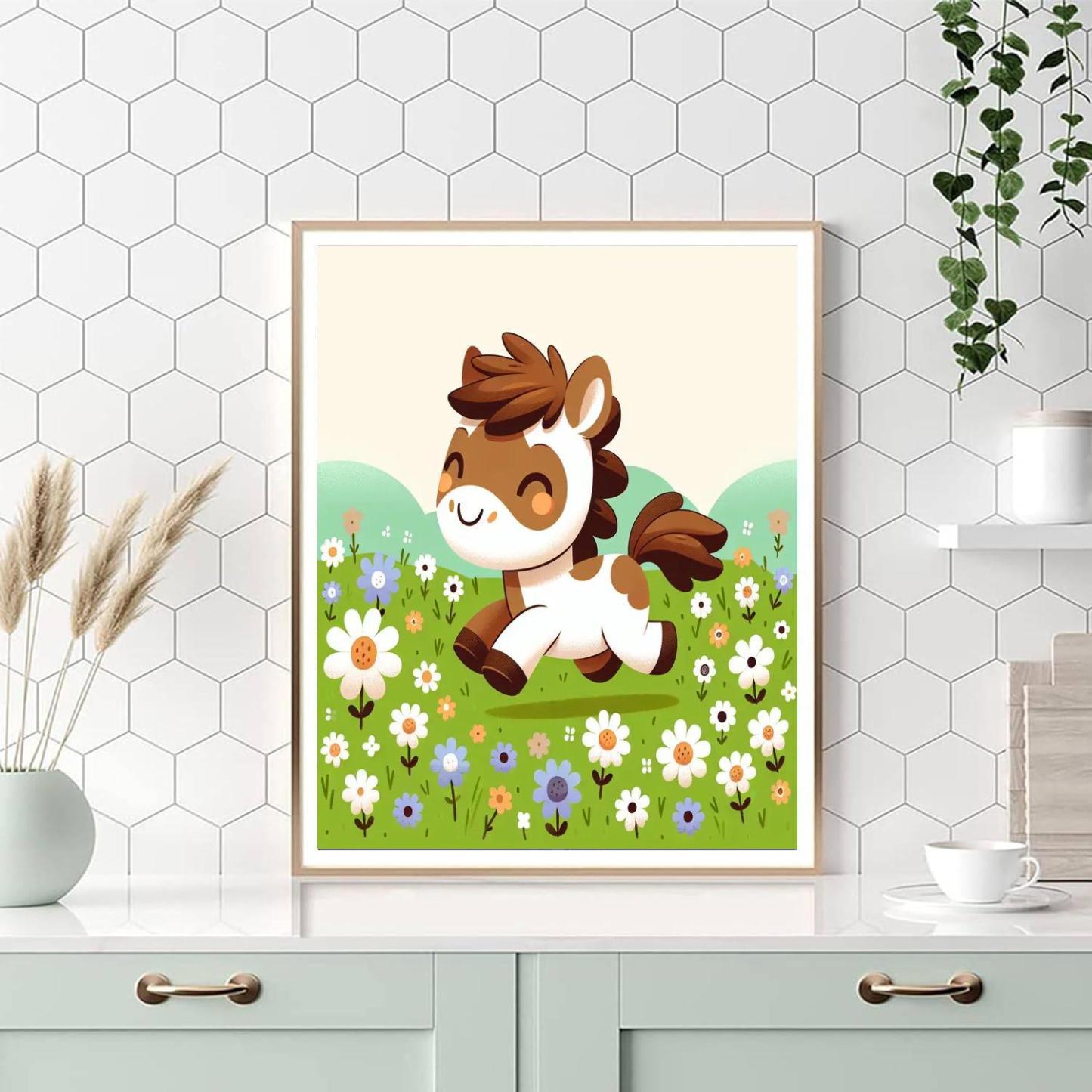 Playful Pony Paint By Numbers Kits
