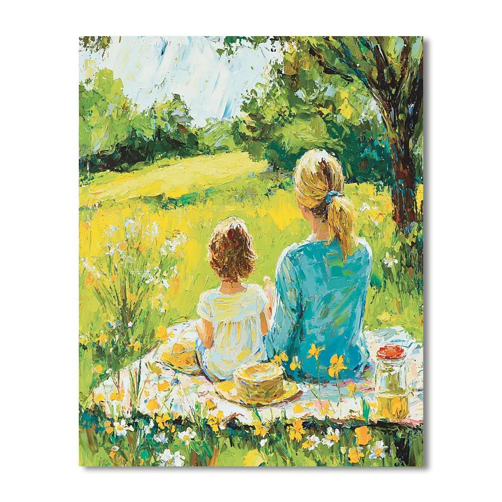 A Mother’s Heart In Nature Number Painting