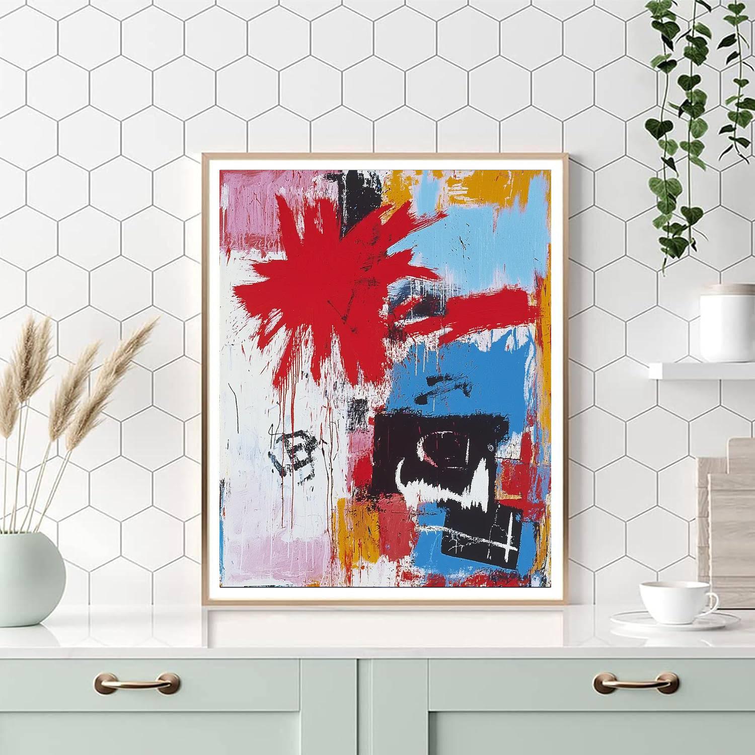 Jean-Michel Basquiat Inspired Inner Battles  Paint By Numbers Kits