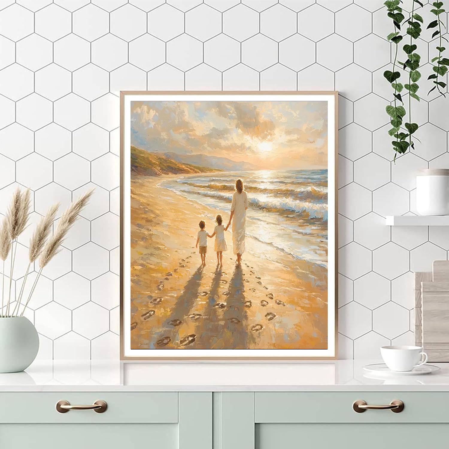 Footprints Of Joy Paint By Numbers