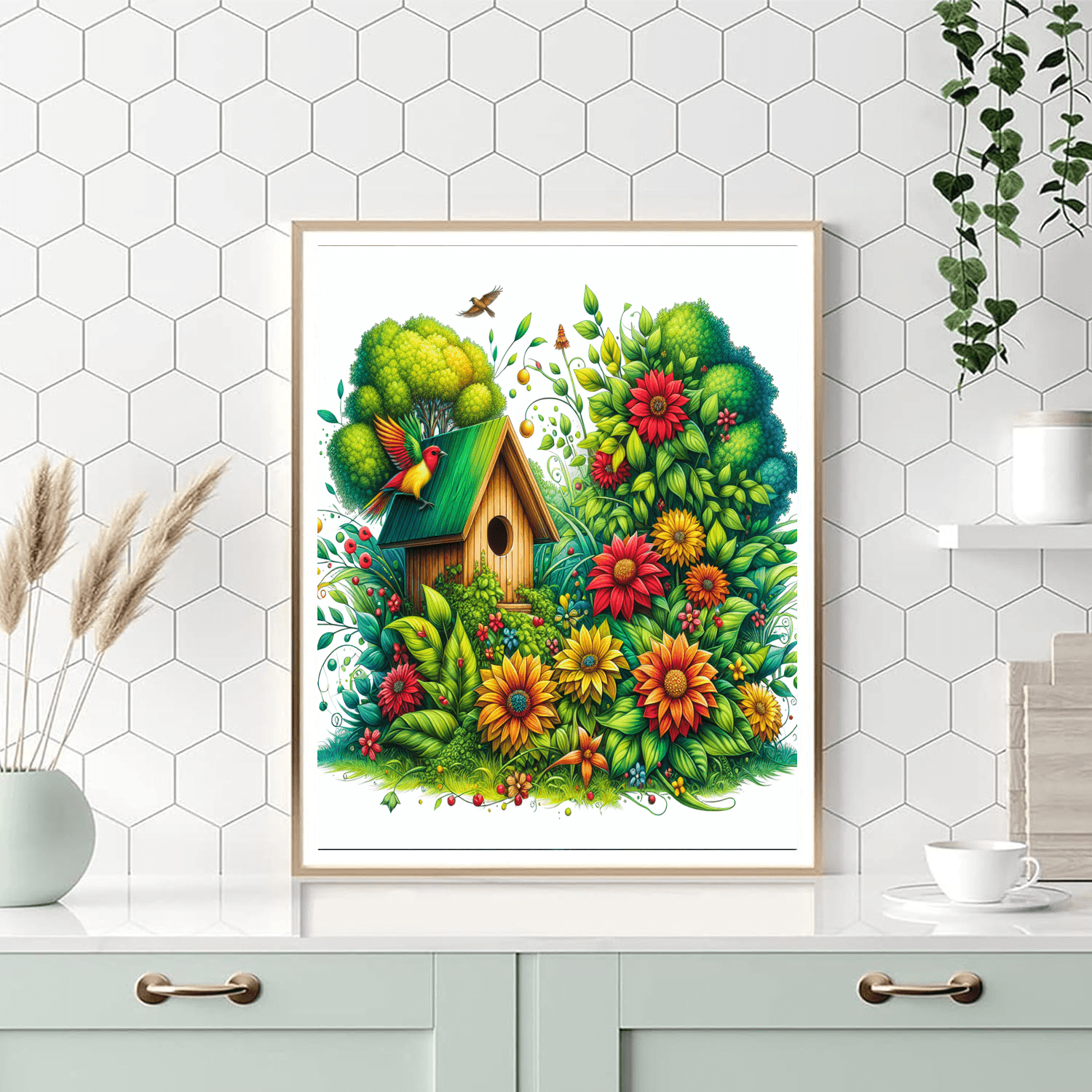 Charming Birdhouse Retreat Paint By Numbers Kits