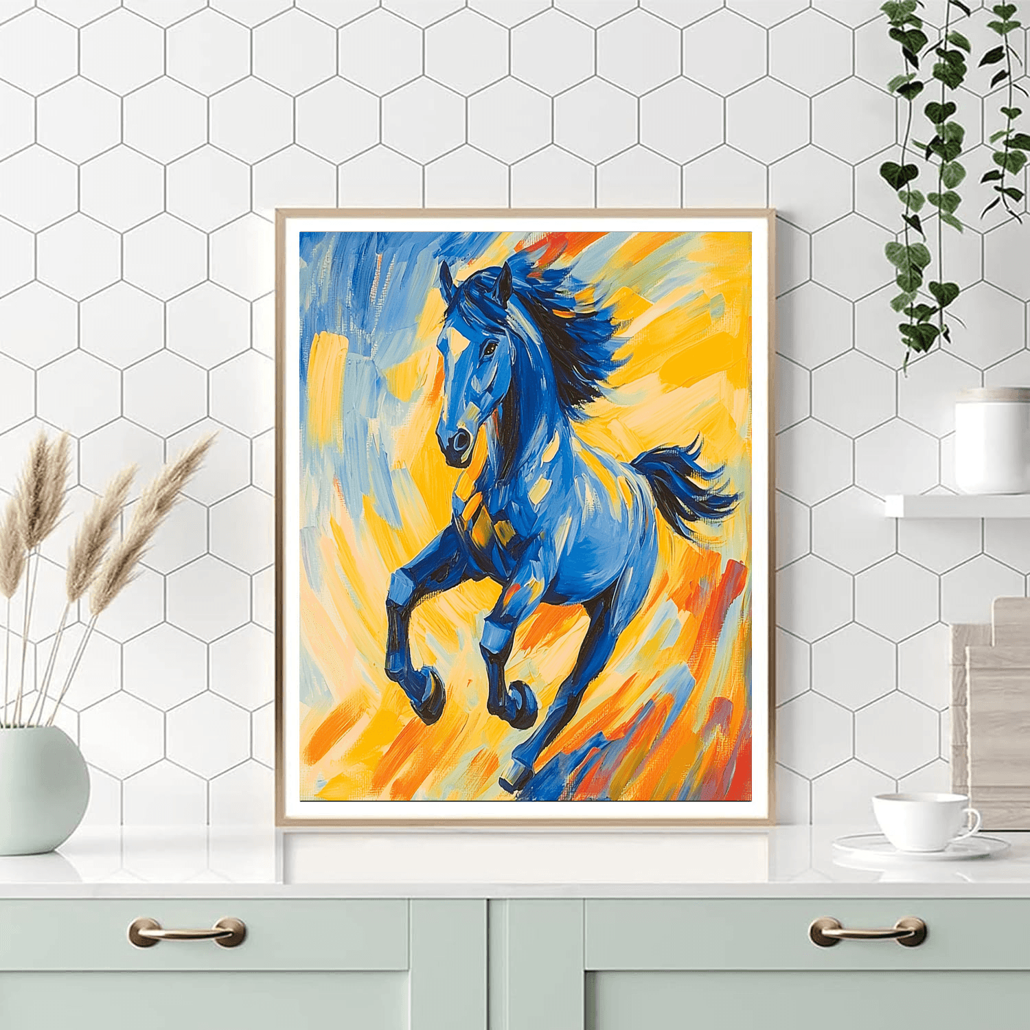 Franz Marc Inspired Noble Beast  Paint By Numbers Art