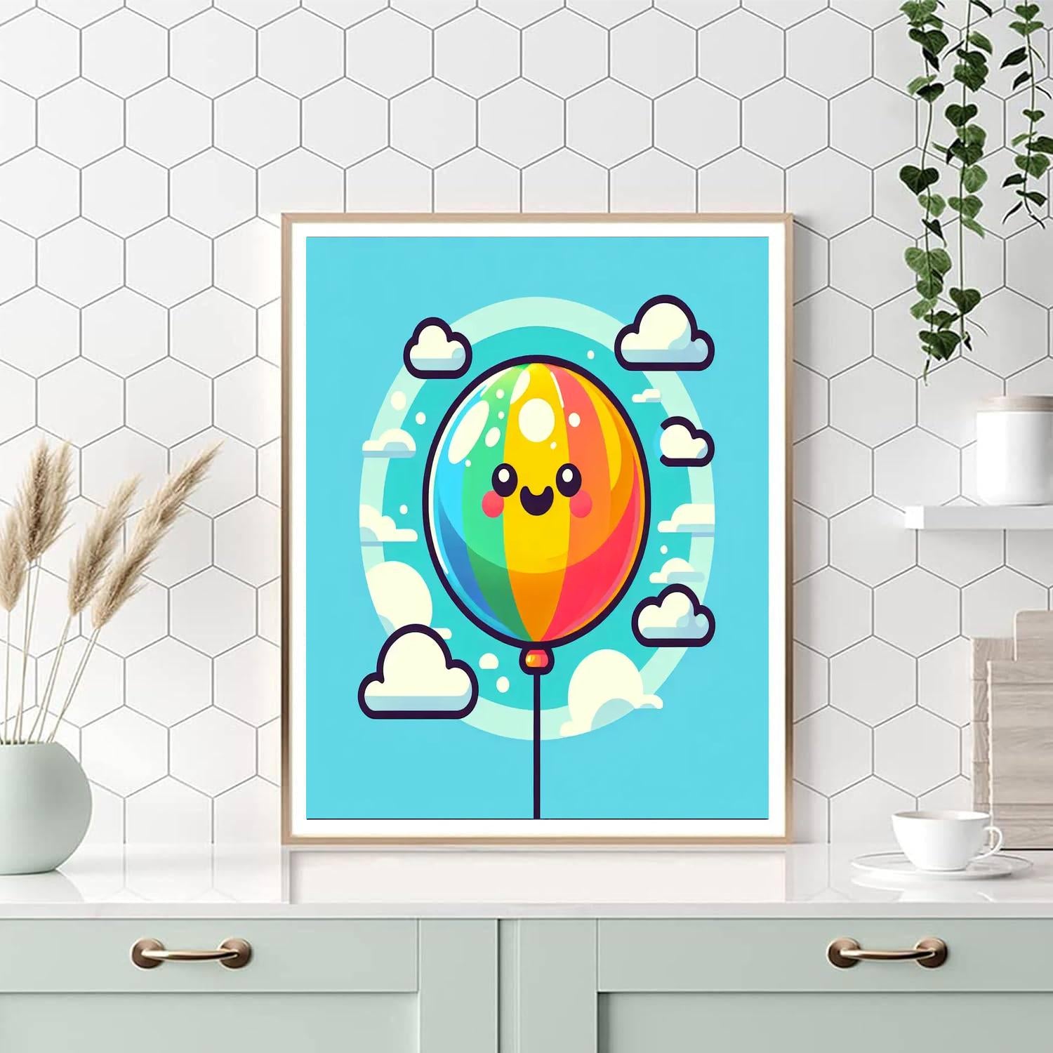 Vibrant Balloon Painting By Numbers Kit