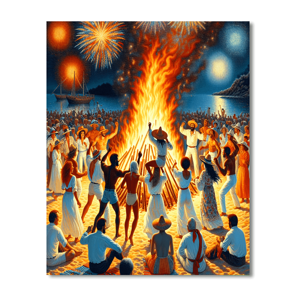 Noche De San Juan Painting Number Kit