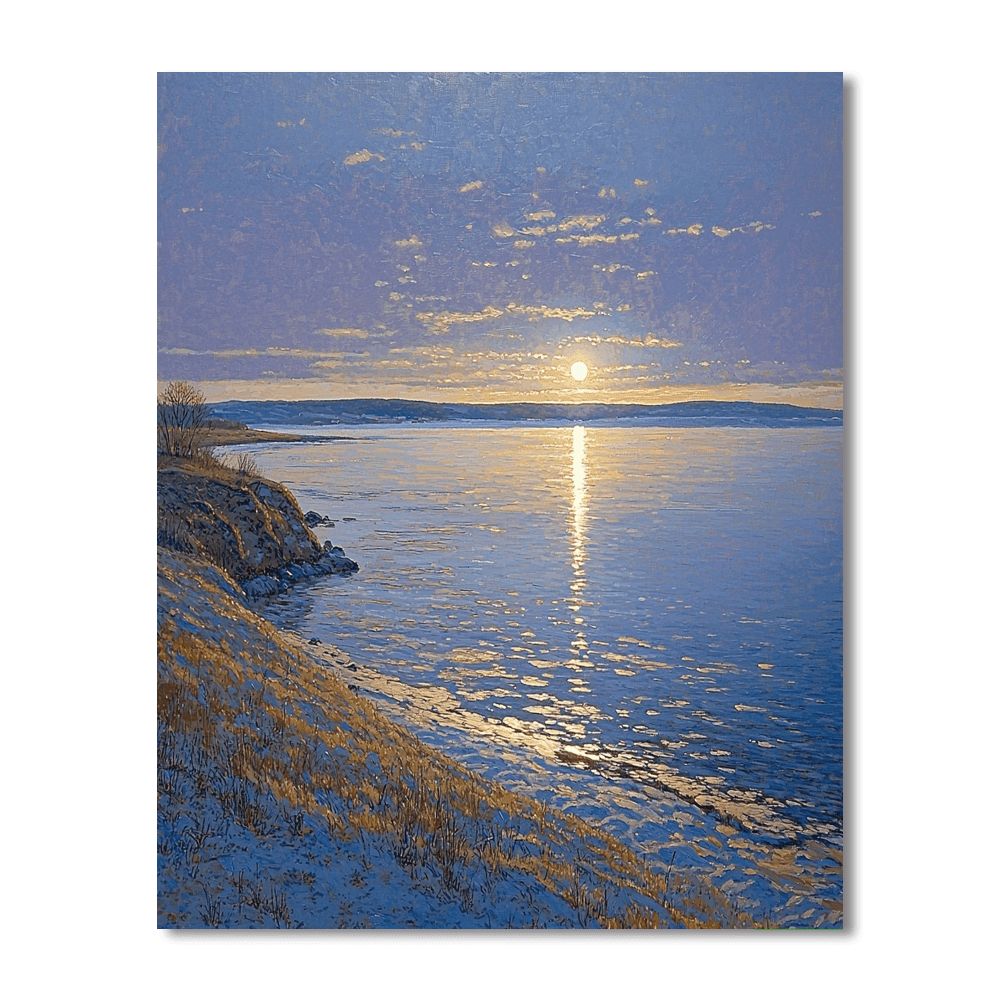 Friedrich Inspired Romantic Nights  Numbered Painting Kits