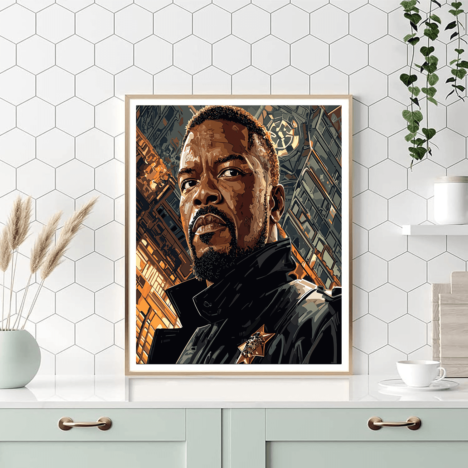 Samuel L. Jackson: The Commanding Fury Of Cinema Paint By Color