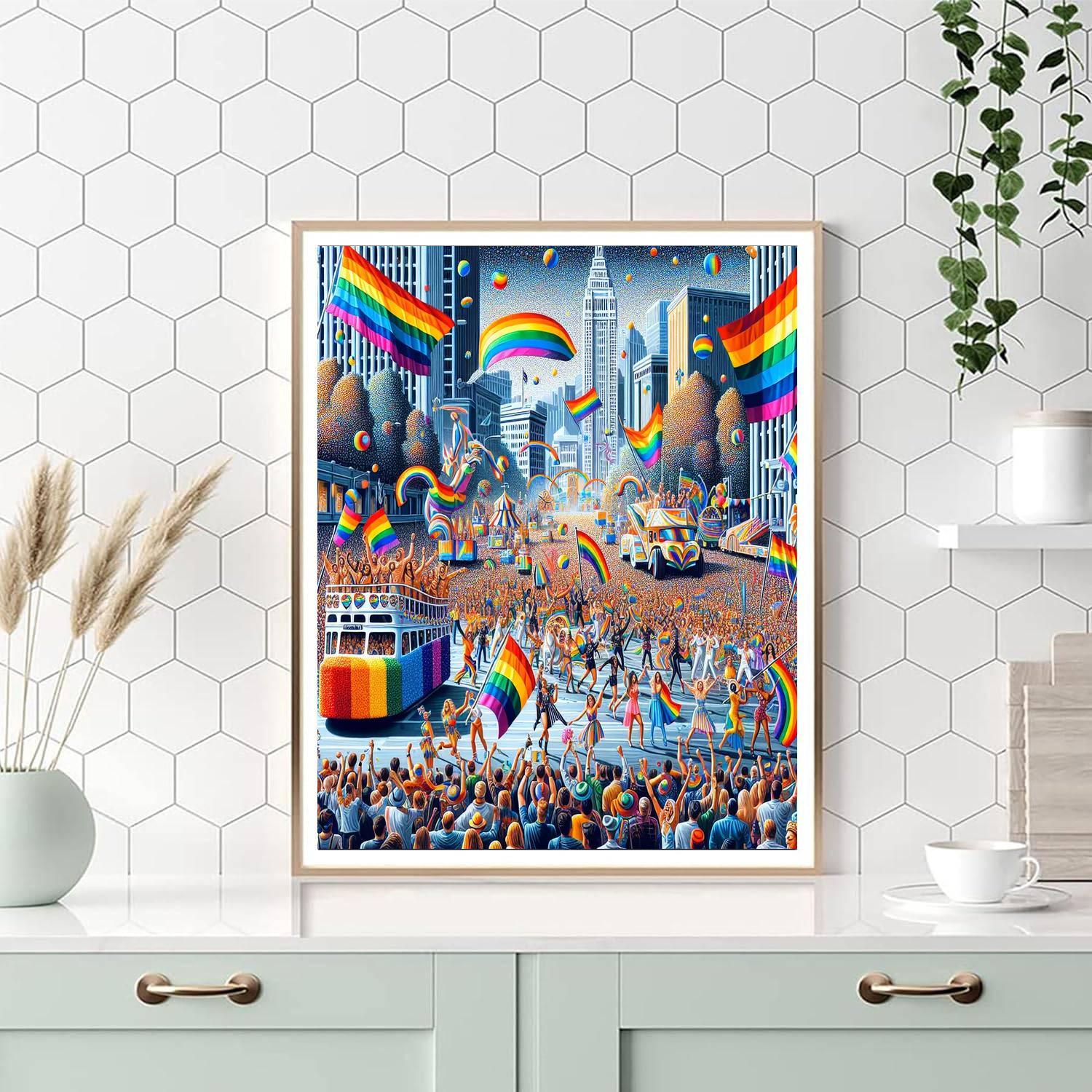 Toronto Pride - Toronto Paint By Numbers Art