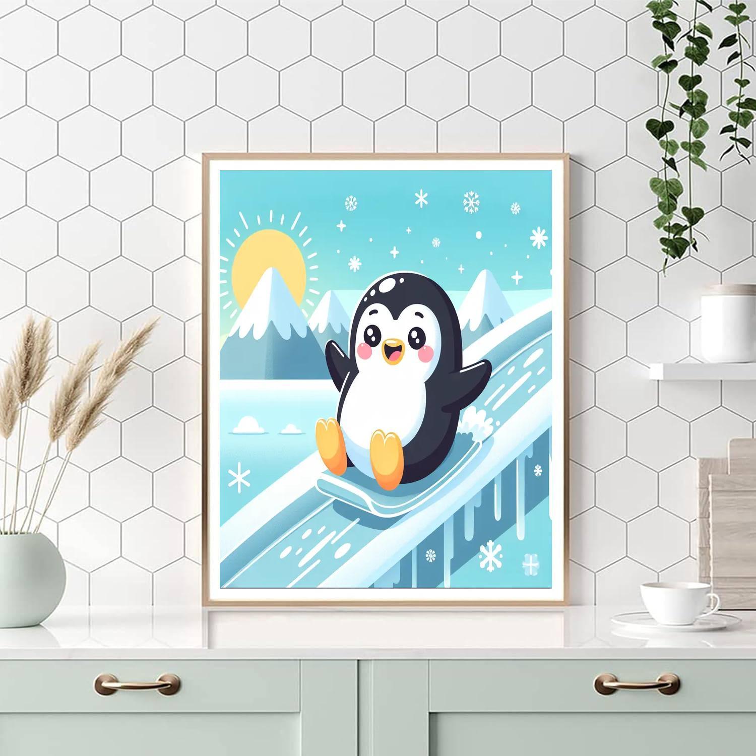 Jolly Penguin Paint By Numbers Kits