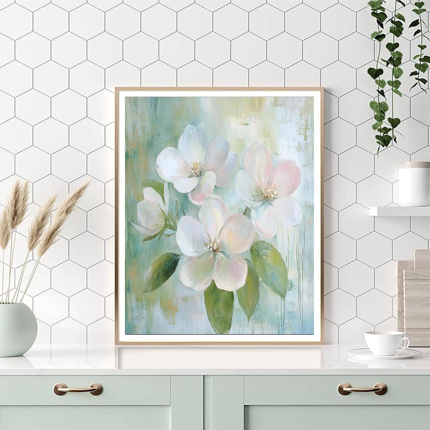 Edgar Degas Inspired Ephemeral Spring  Painting Number Kit