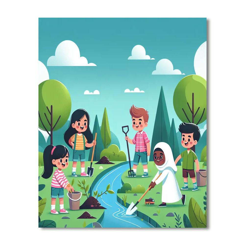 Exciting Eco-expedition Numbered Painting Kits