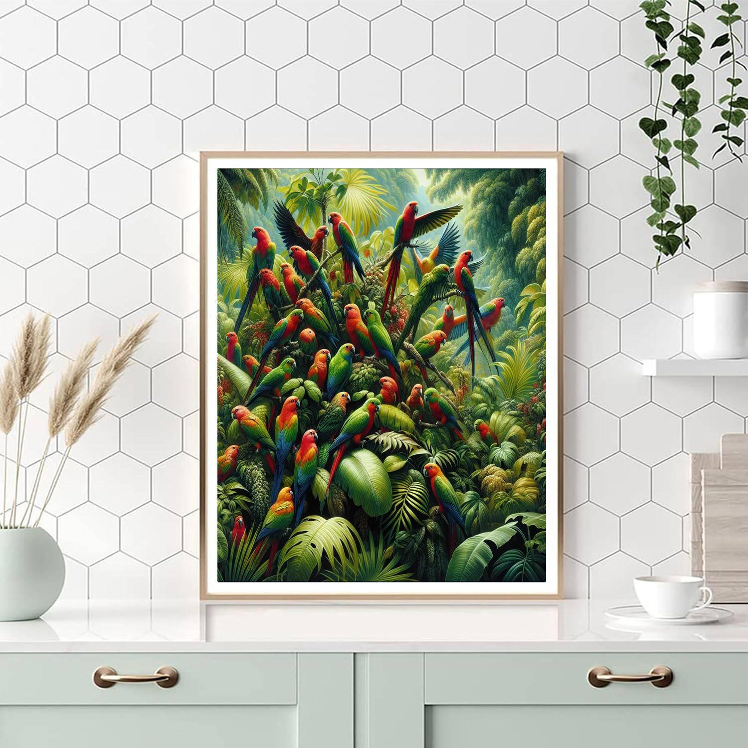 Tropical Rainforest Rhapsody Paint By Color