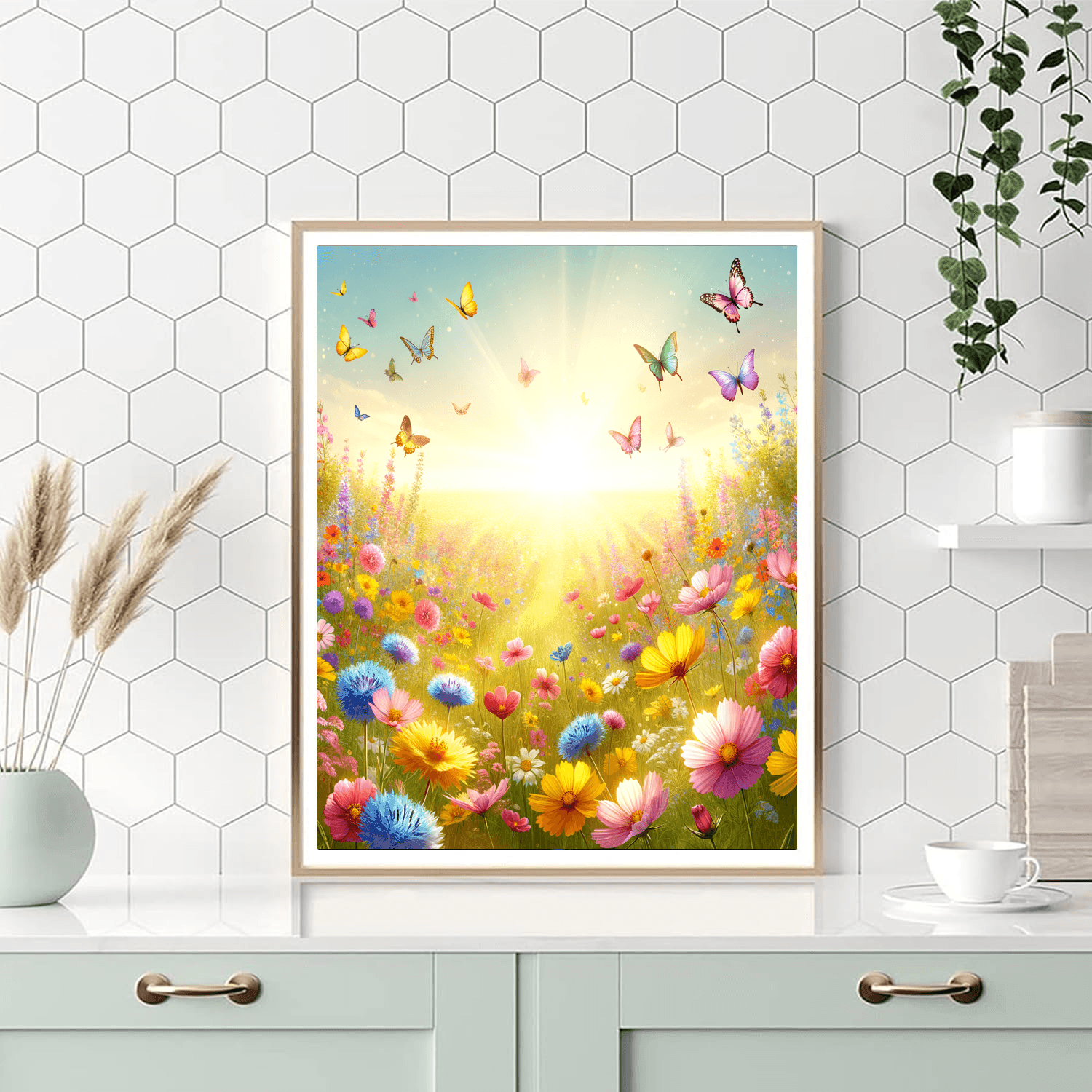 Sunshine In The Meadow Paint By Numbers Art