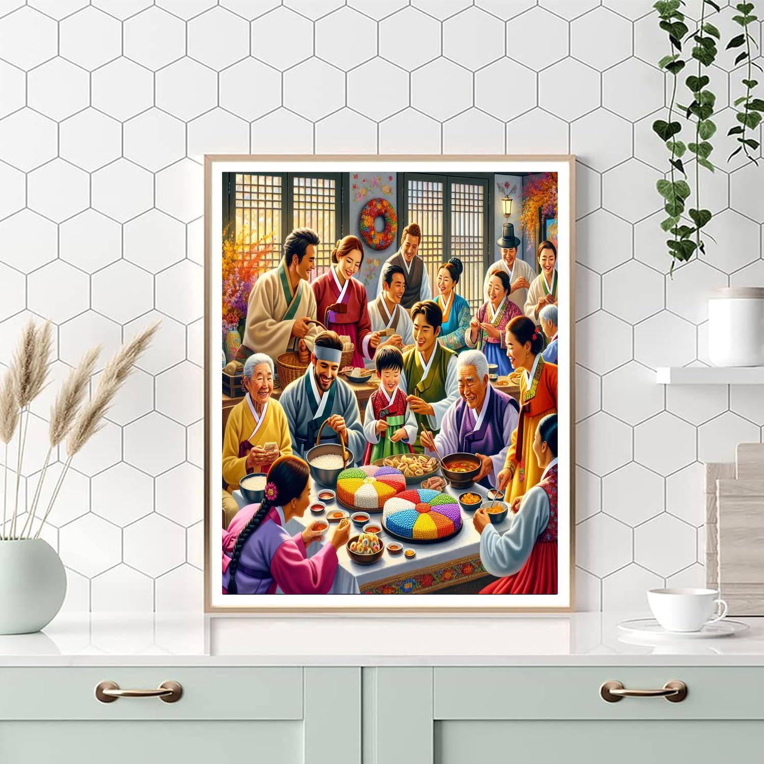 Chuseok - Korea Paint By Numbers Kits