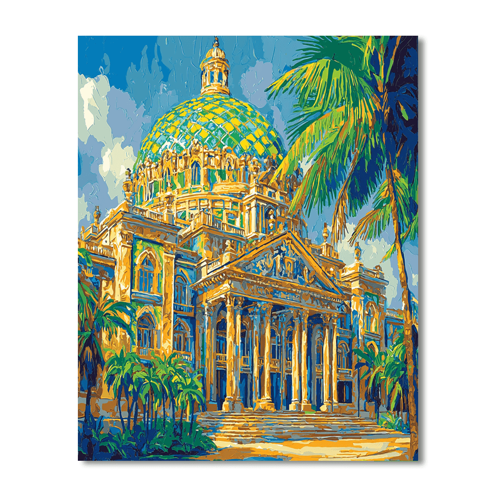 Teatro Amazonas - Manaus, Brazil Numbered Painting Kits
