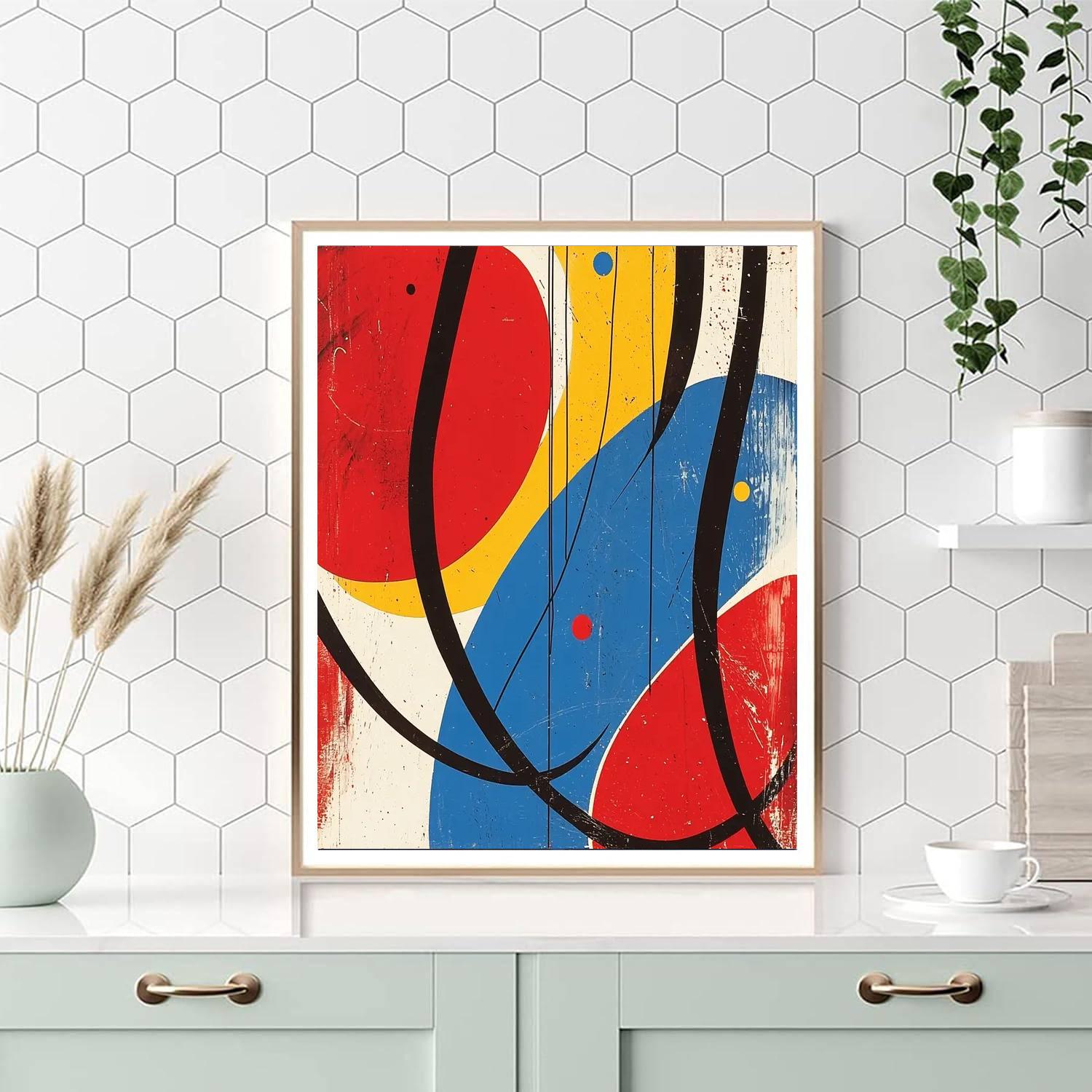 Joan Miró Inspired Dreamscape Rhythms  Paint By Numbers Art